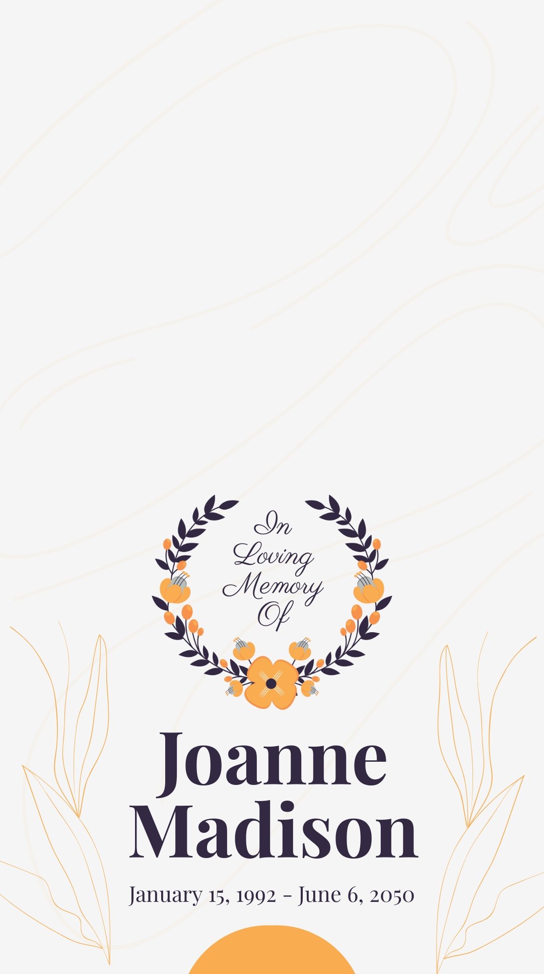 Free In Loving Memory Snapchat Geofilter Template
