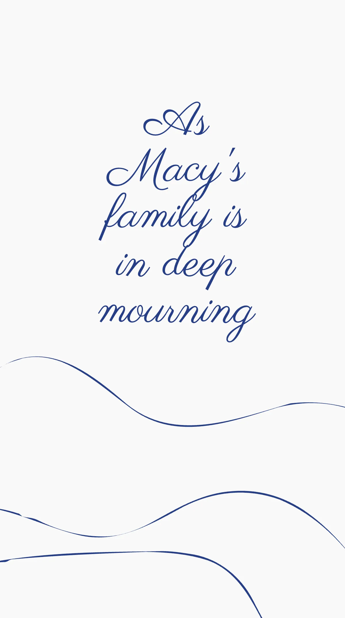 Free Funeral Event Instagram Story Template to Edit Online