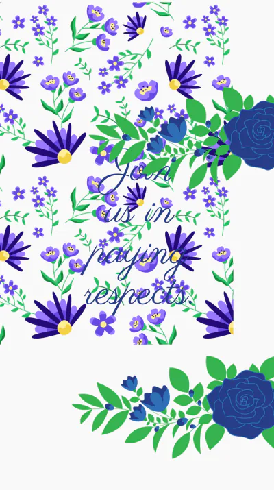 Free Funeral Event Instagram Story Template to Edit Online