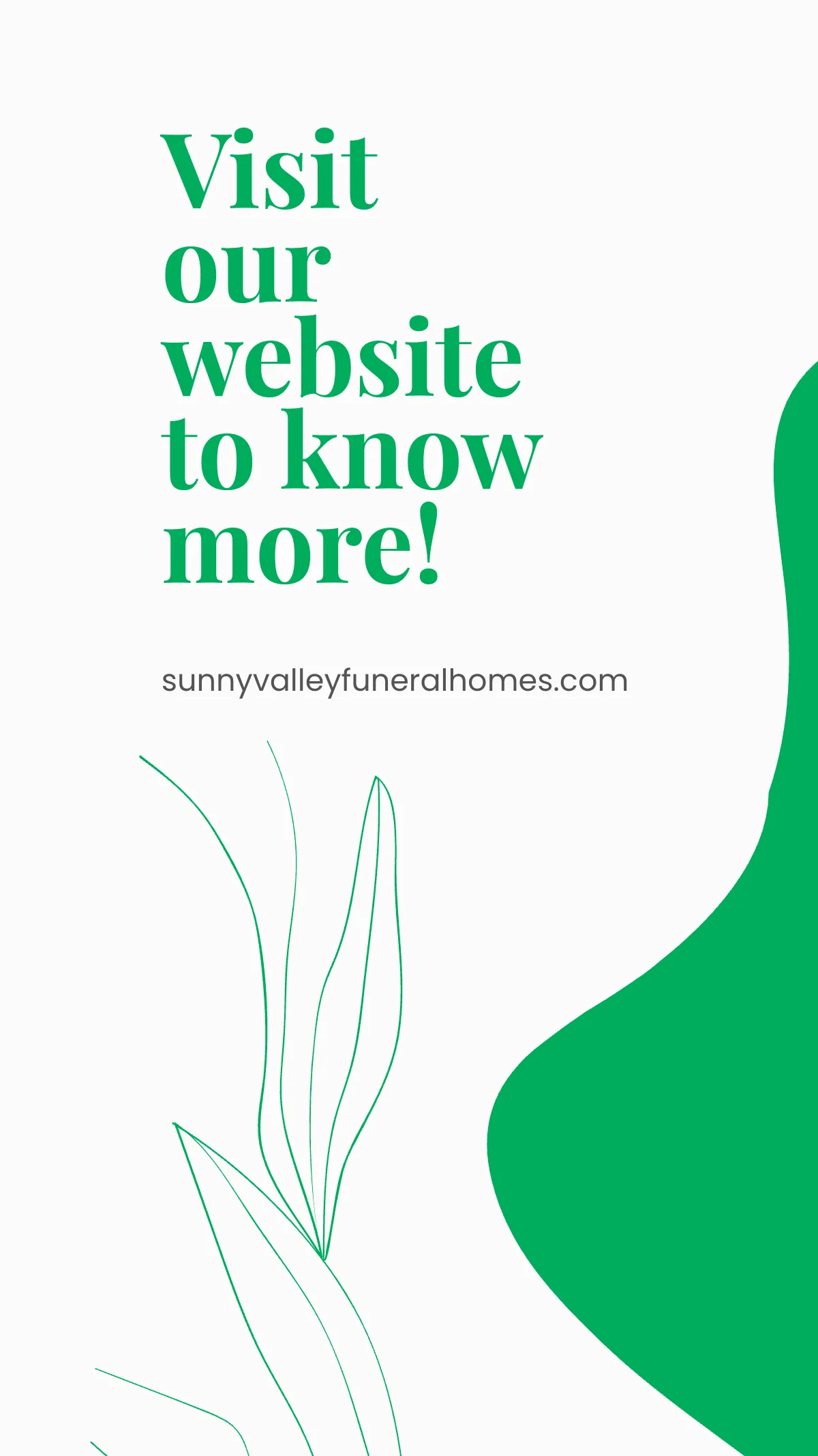 Free Funeral Home Instagram Story Template to Edit Online