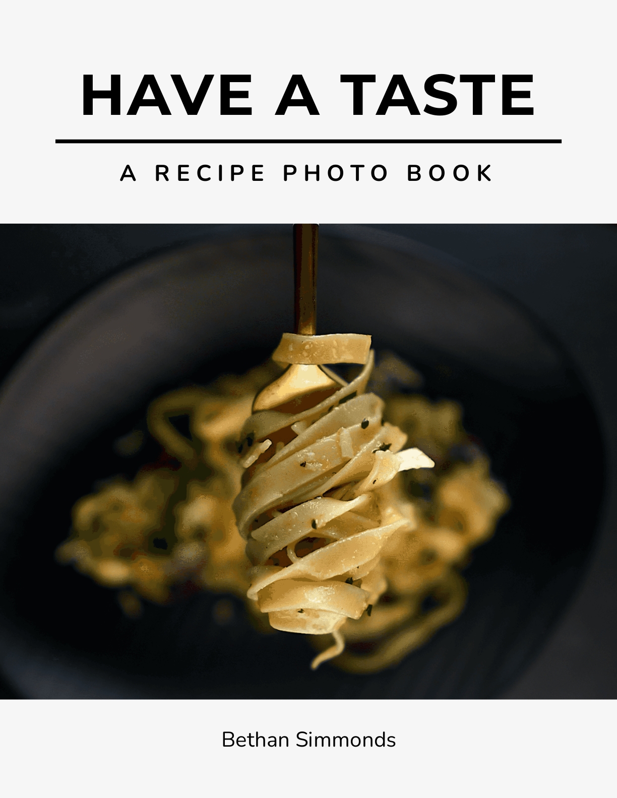 Recipe Photo Book Template