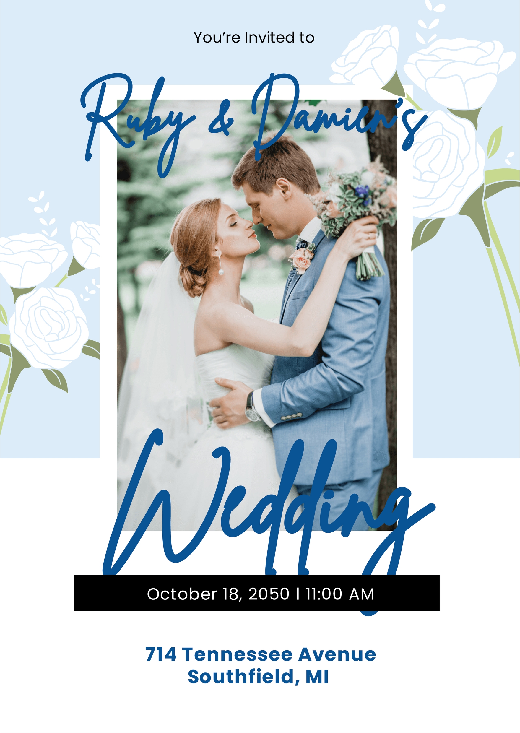 Free Wedding Program Booklet Template