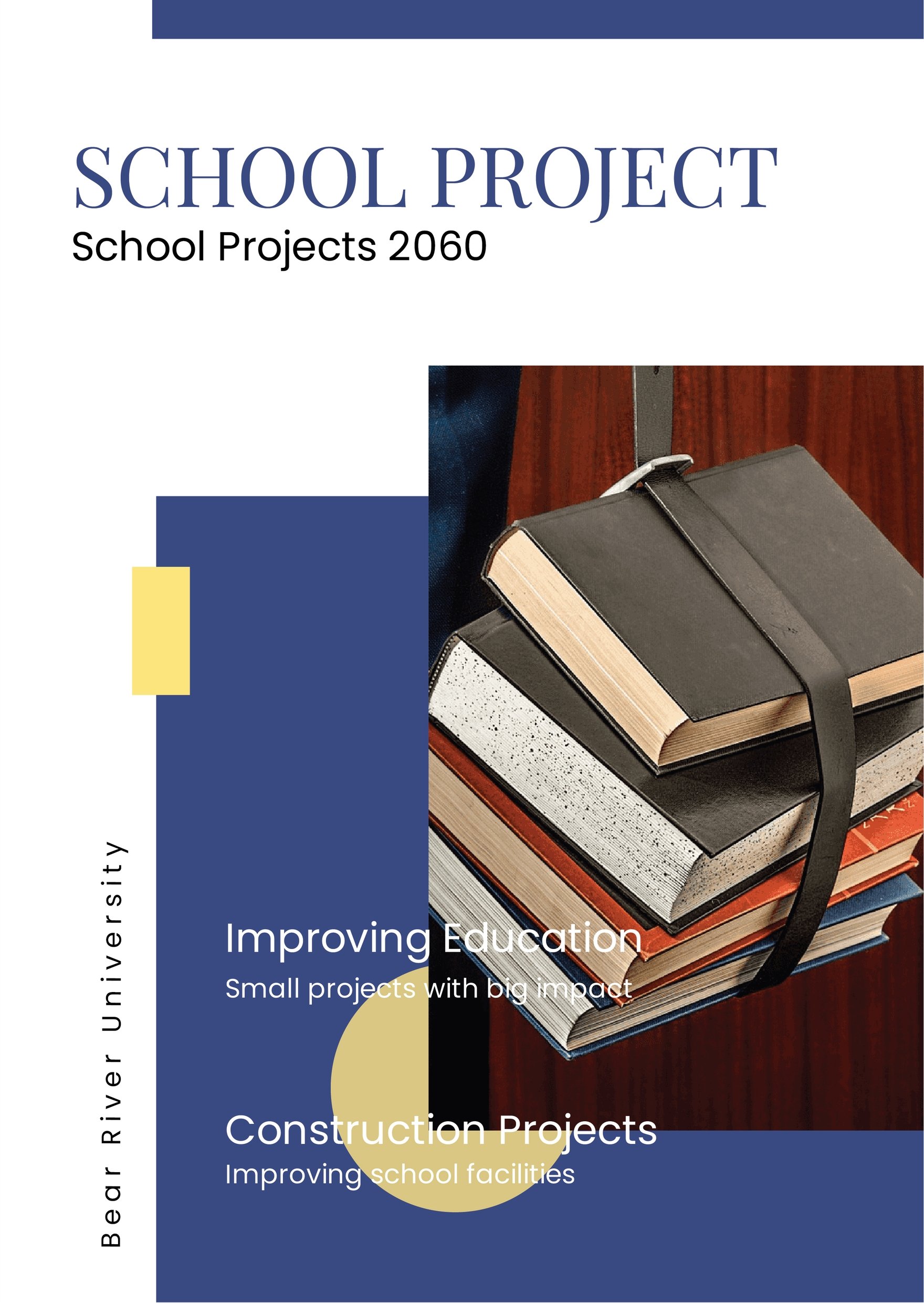 School Project Booklet Template in Word, Google Docs, Illustrator, PSD, Apple Pages, Publisher, InDesign