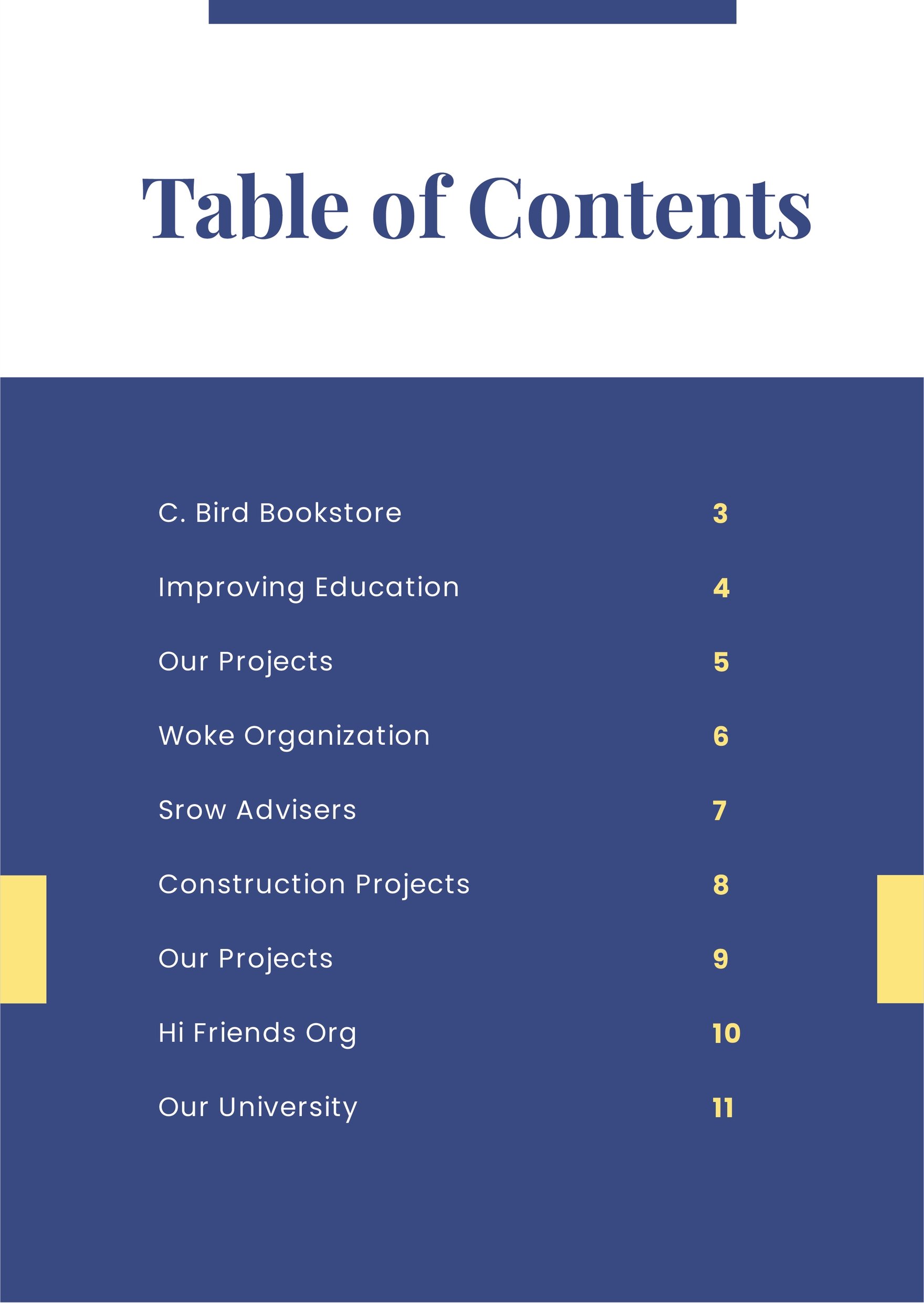 School Project Booklet Template