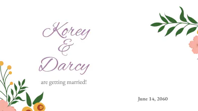 Free Traditional Wedding Video Template to Edit Online
