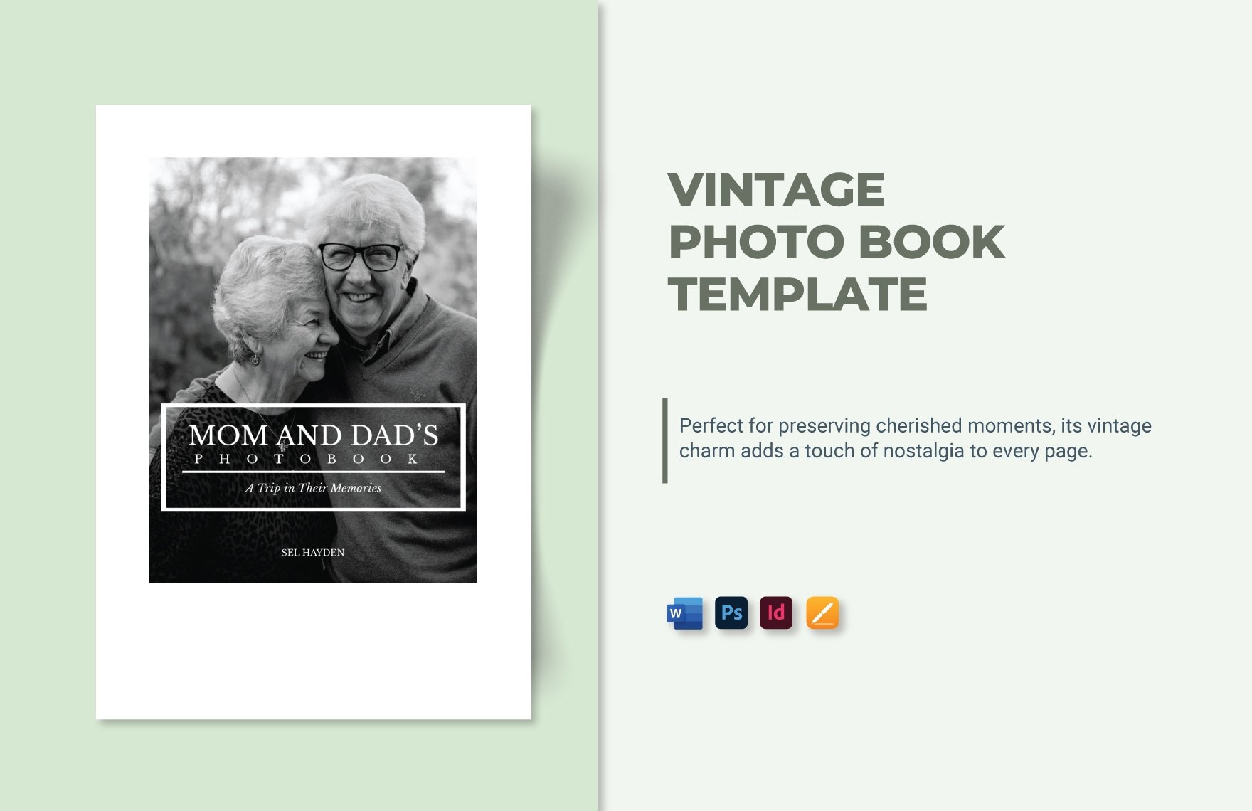 Free Vintage Photo Book Template in Word, PSD, Apple Pages, InDesign