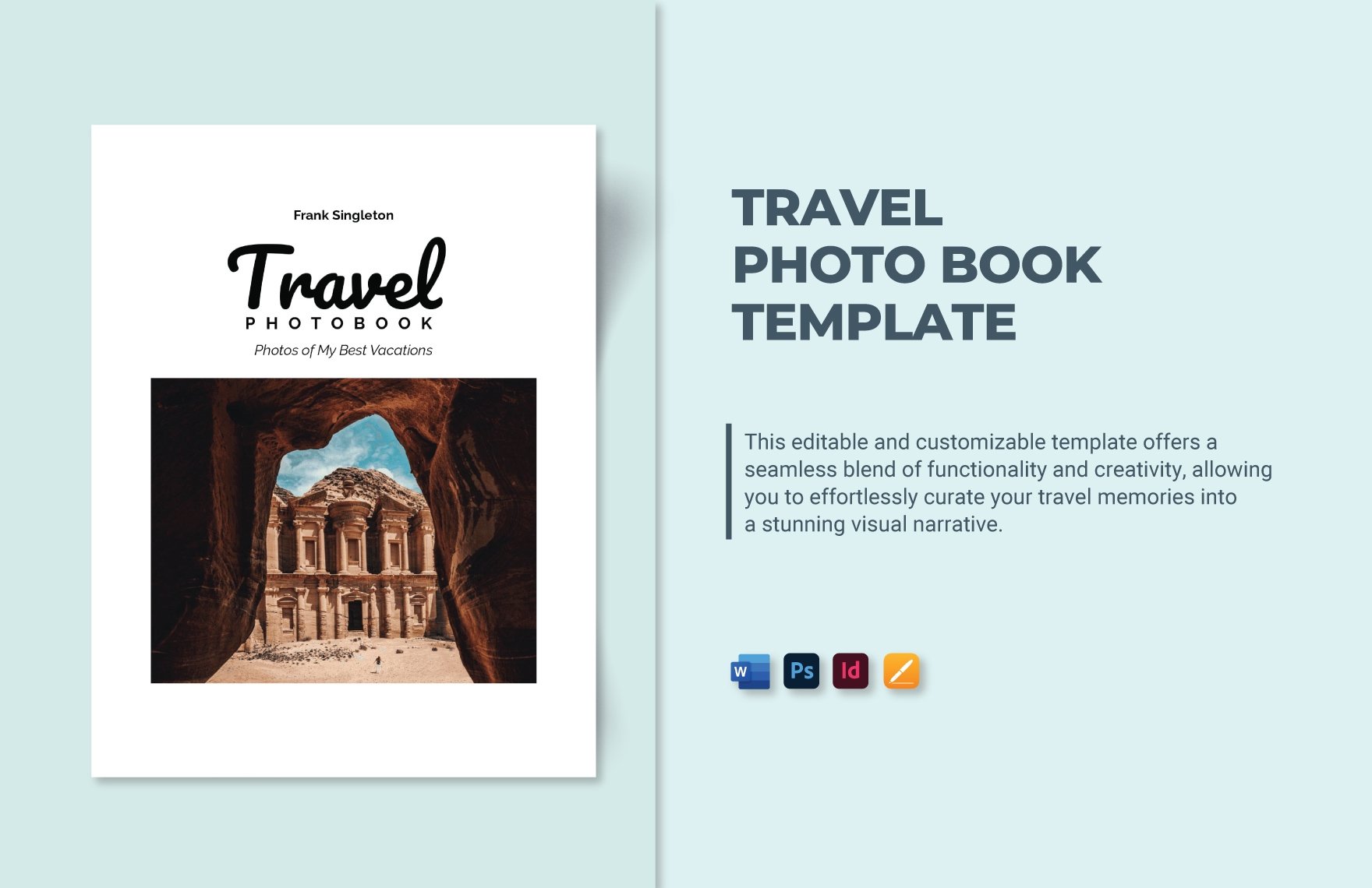 Free Travel Photo Book Template