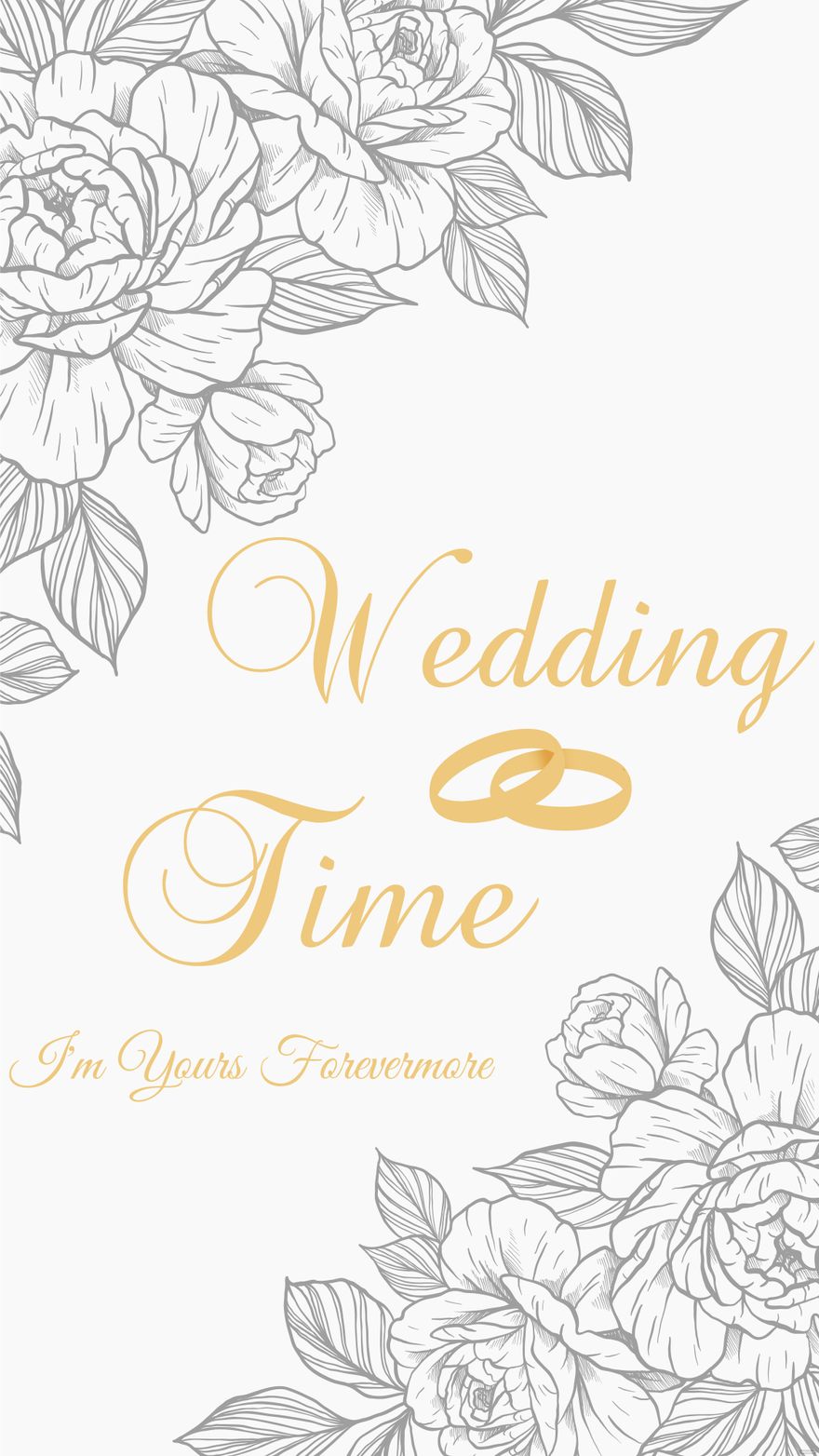 Wedding Font Mobile Wallpaper