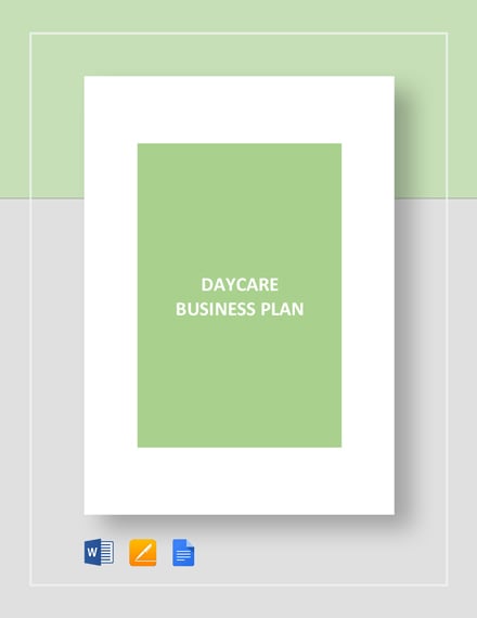 15  Daycare Business Plan Templates Free Downloads Template net