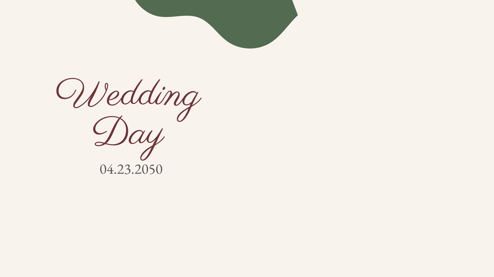 Free Floral Wedding Invitation Video Template to Edit Online