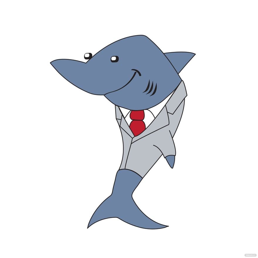 Free Business Shark Vector - EPS, Illustrator, JPG, PNG, SVG 