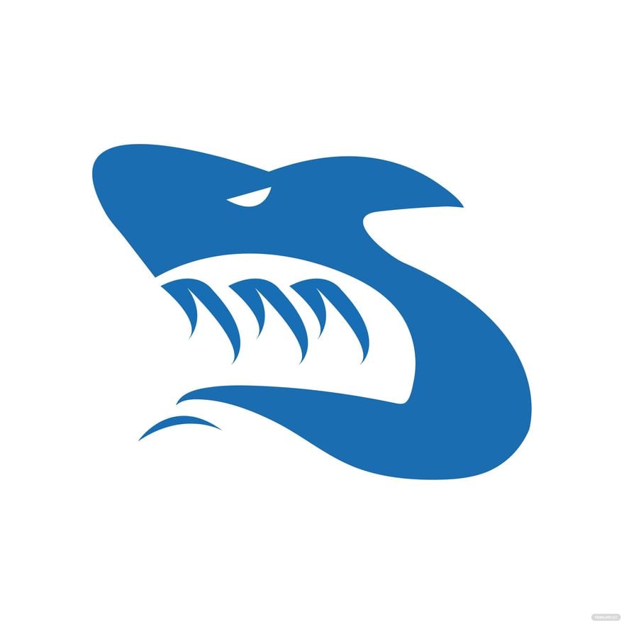 Shark Symbol Vector