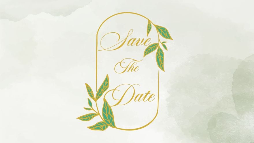 Free Save The Date Wallpaper in Illustrator, EPS, SVG, JPG, PNG