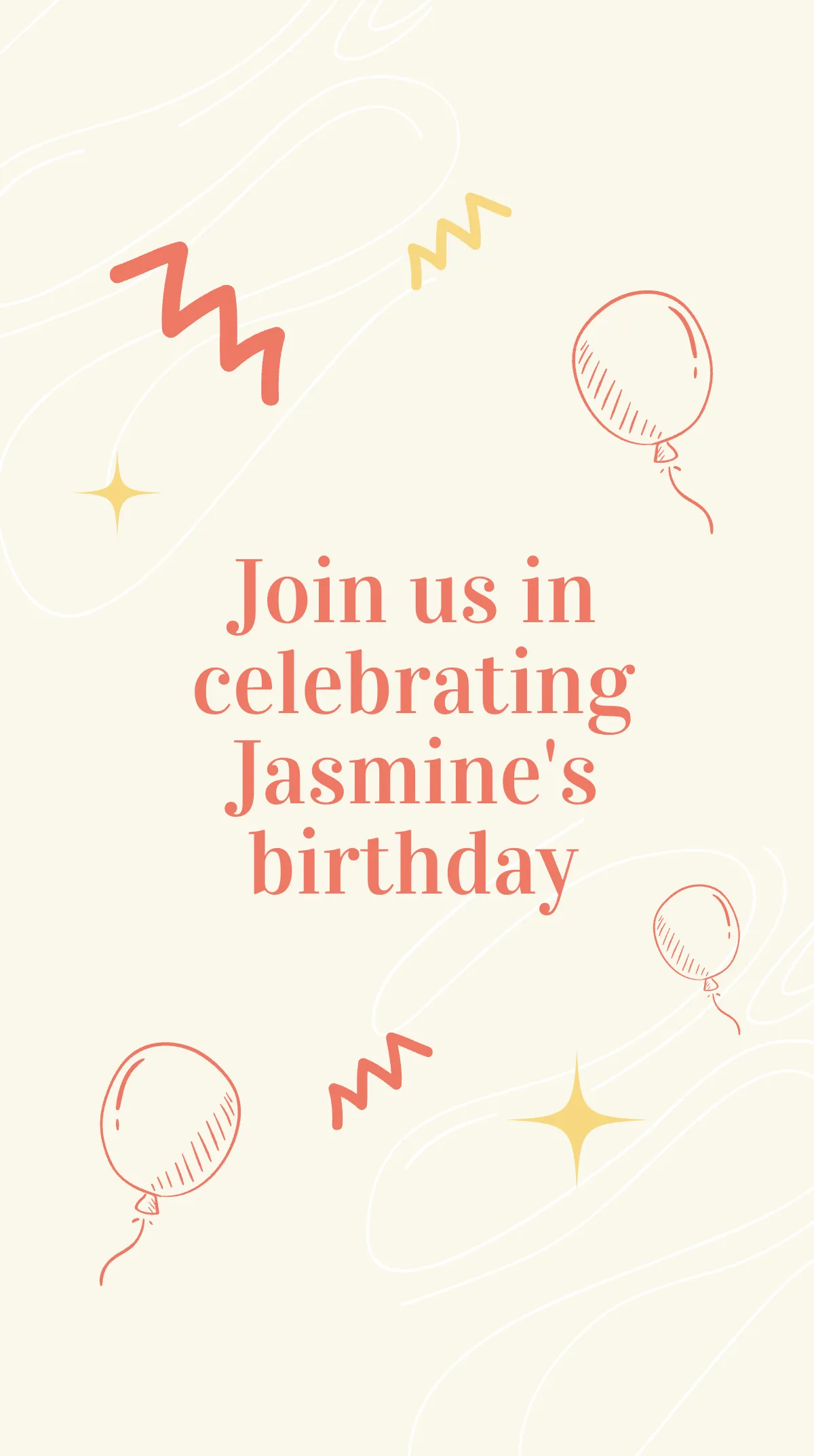 Free Birthday Countdown Instagram Story Template to Edit Online