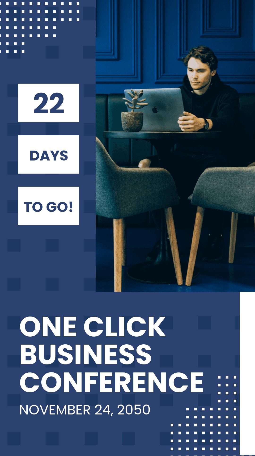 Conference Countdown Whatsapp Post Template