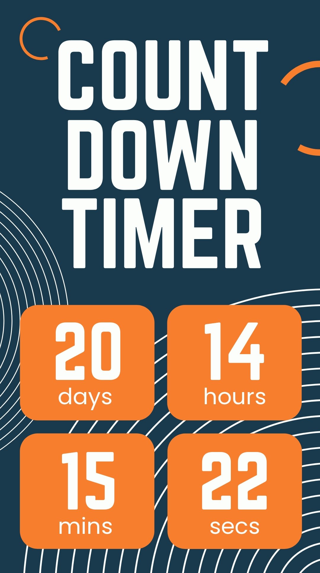 Free Countdown Timer Instagram Story Template