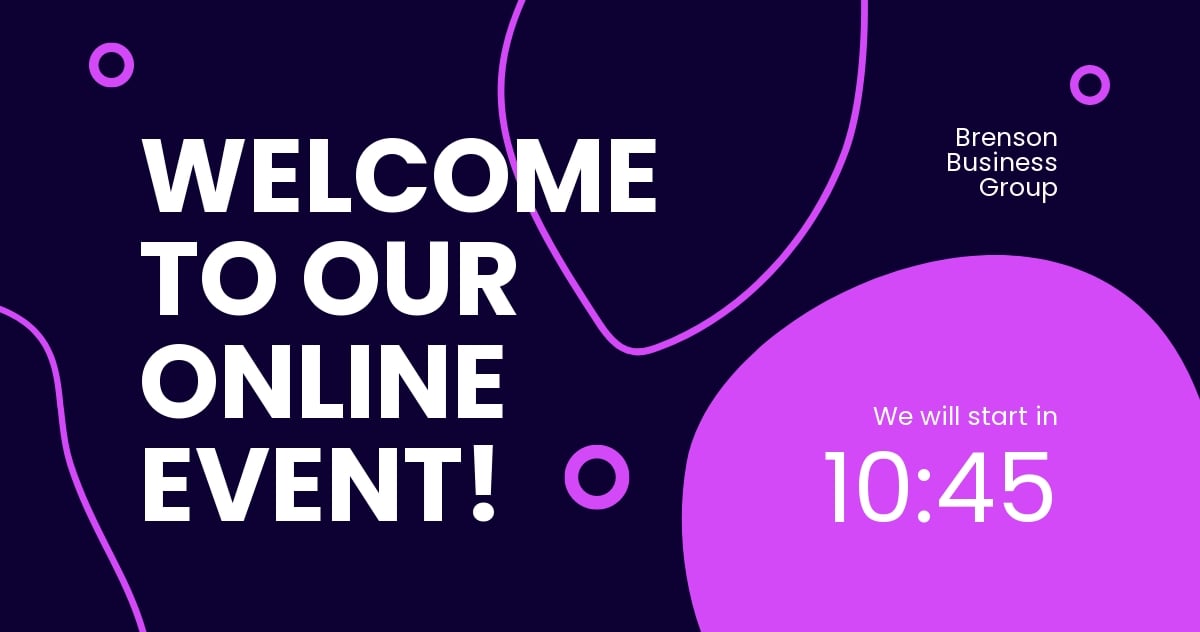 Free Welcome Countdown Facebook Post Template