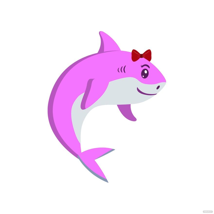 Mommy Shark Vector in Illustrator, SVG, JPG, EPS, PNG Download
