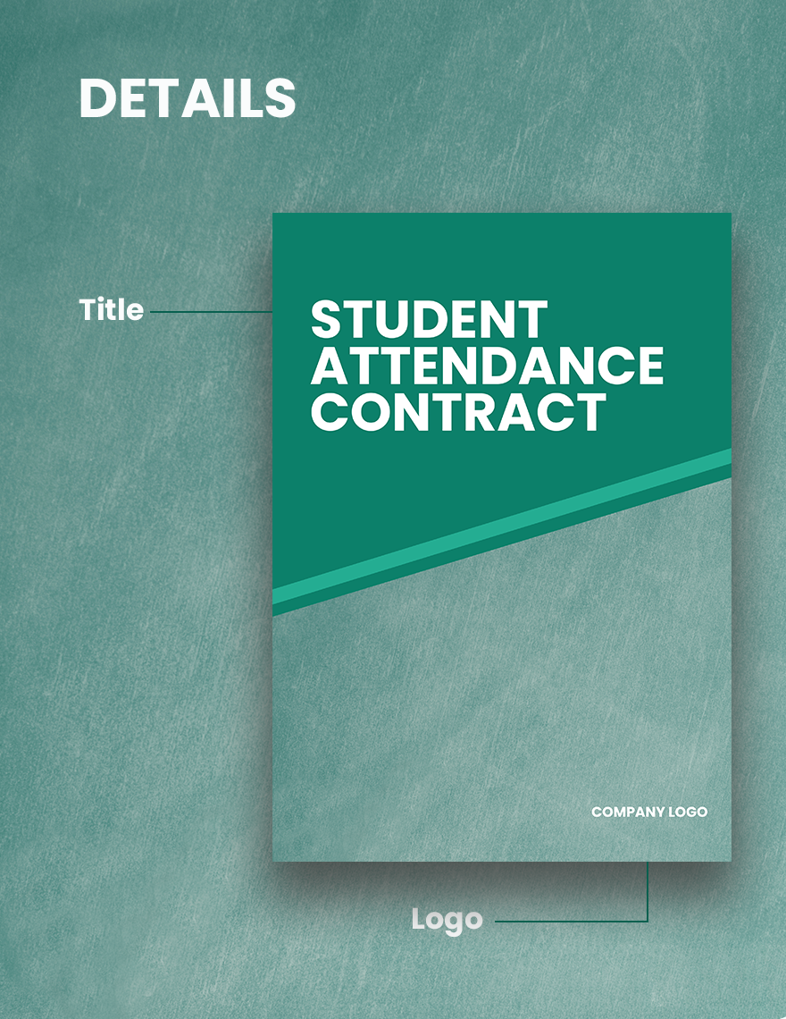Student Attendance Contract Template