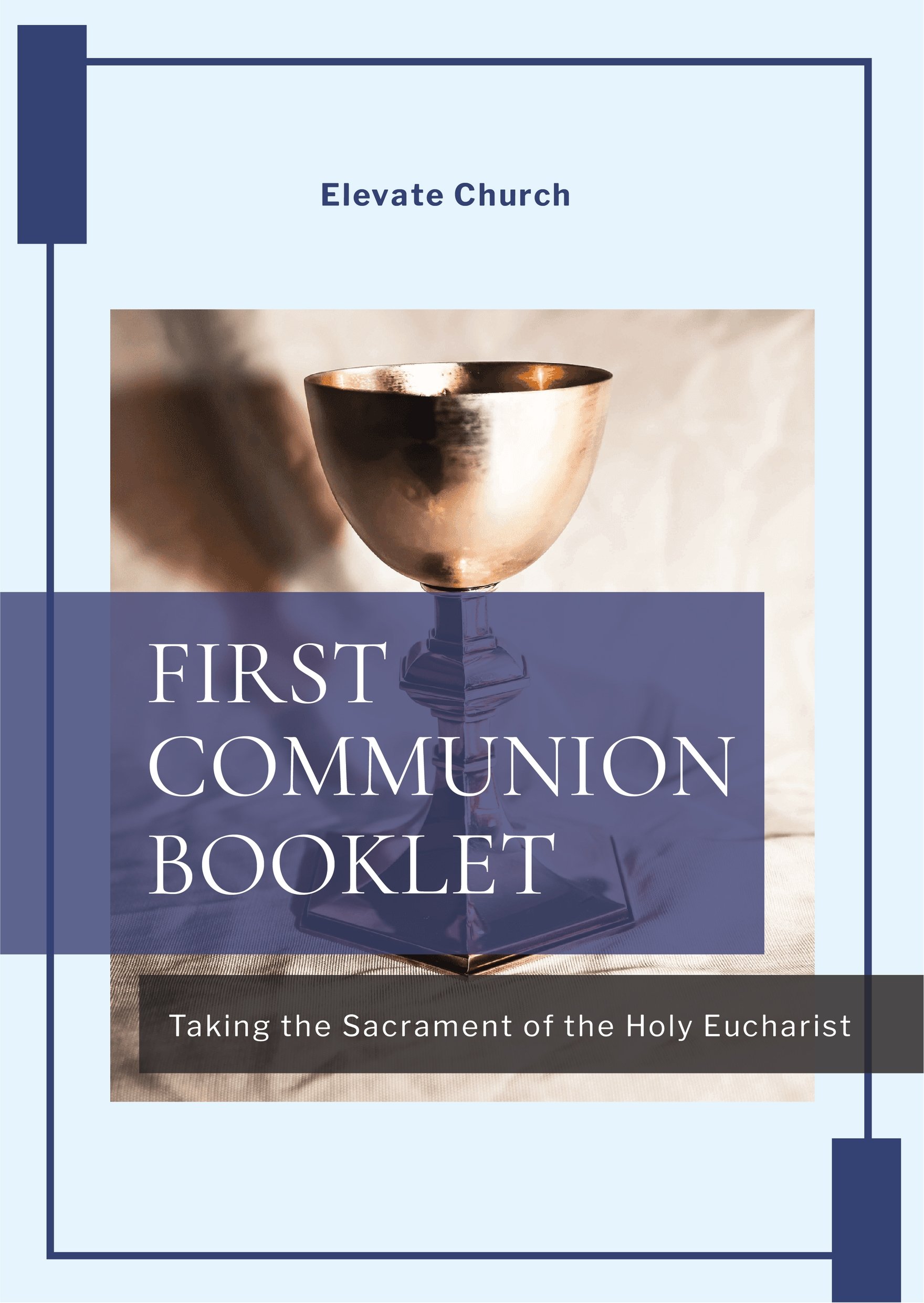 First Communion Booklet Template