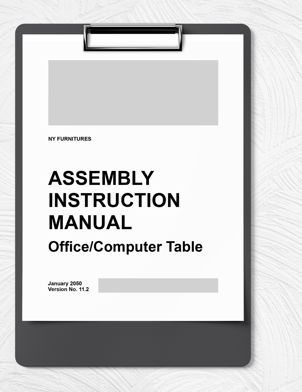 Manual Template Google Docs