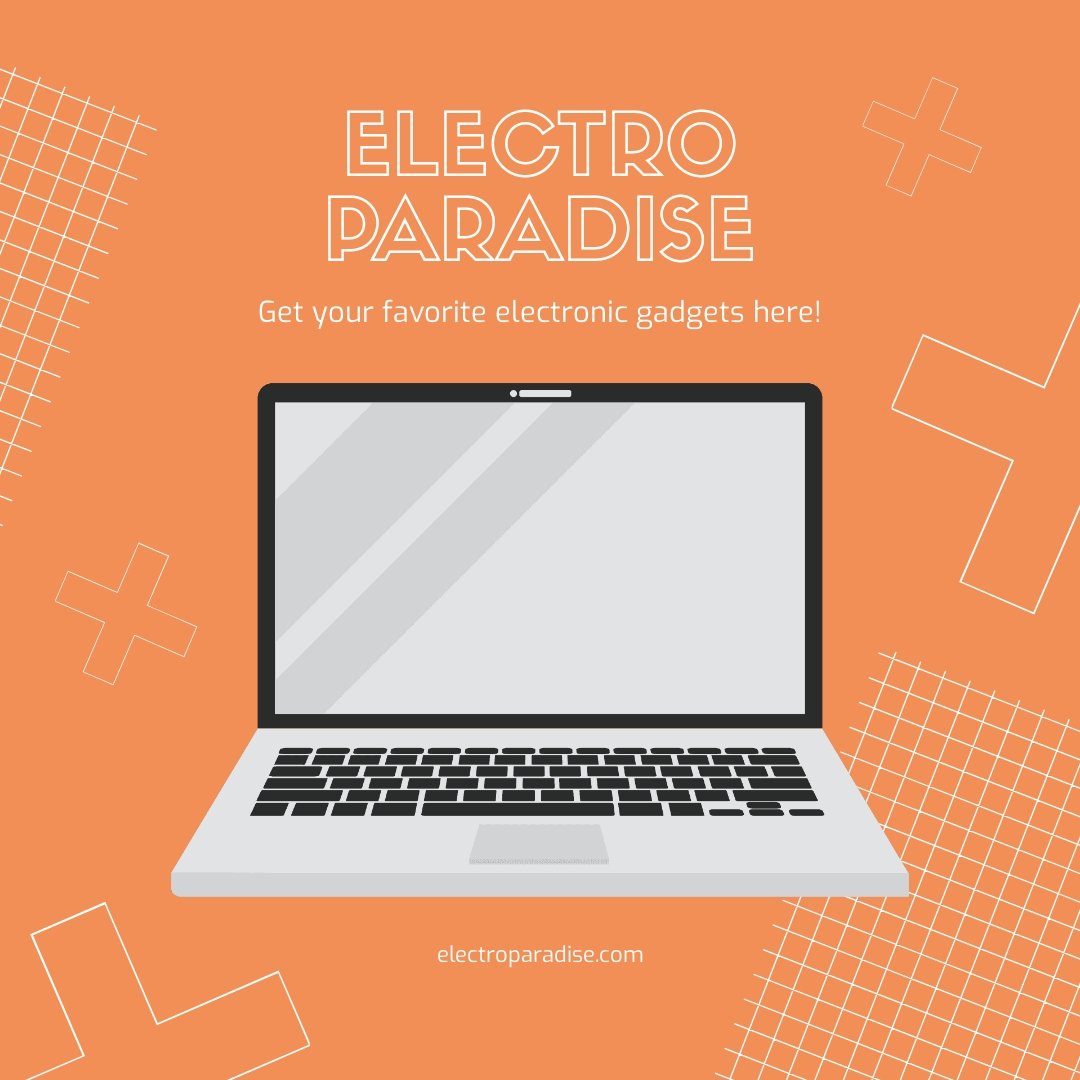 Electronics Ecommerce Instagram Post Template