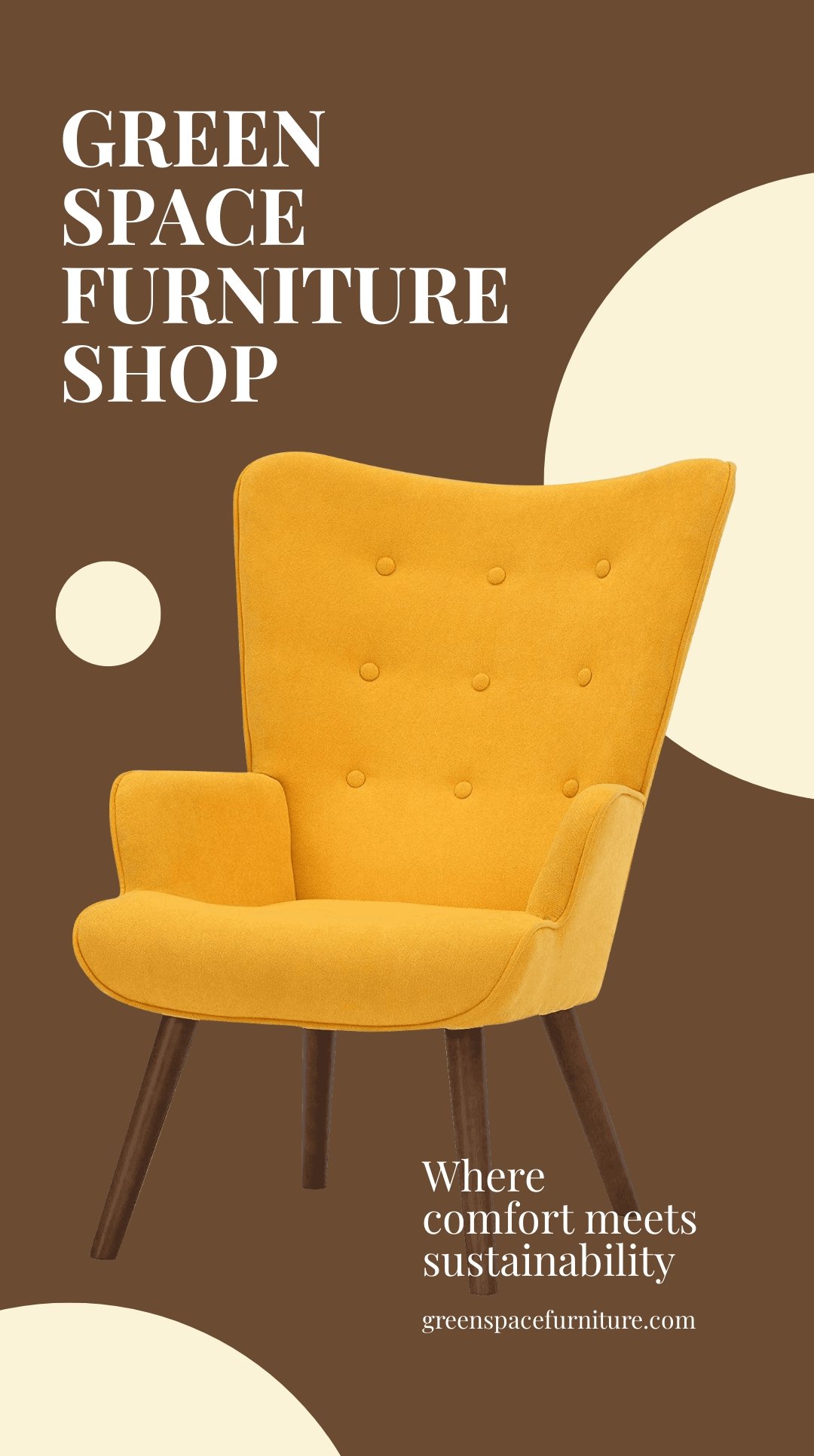 Free Online Furniture Shop WhatsApp Post Template