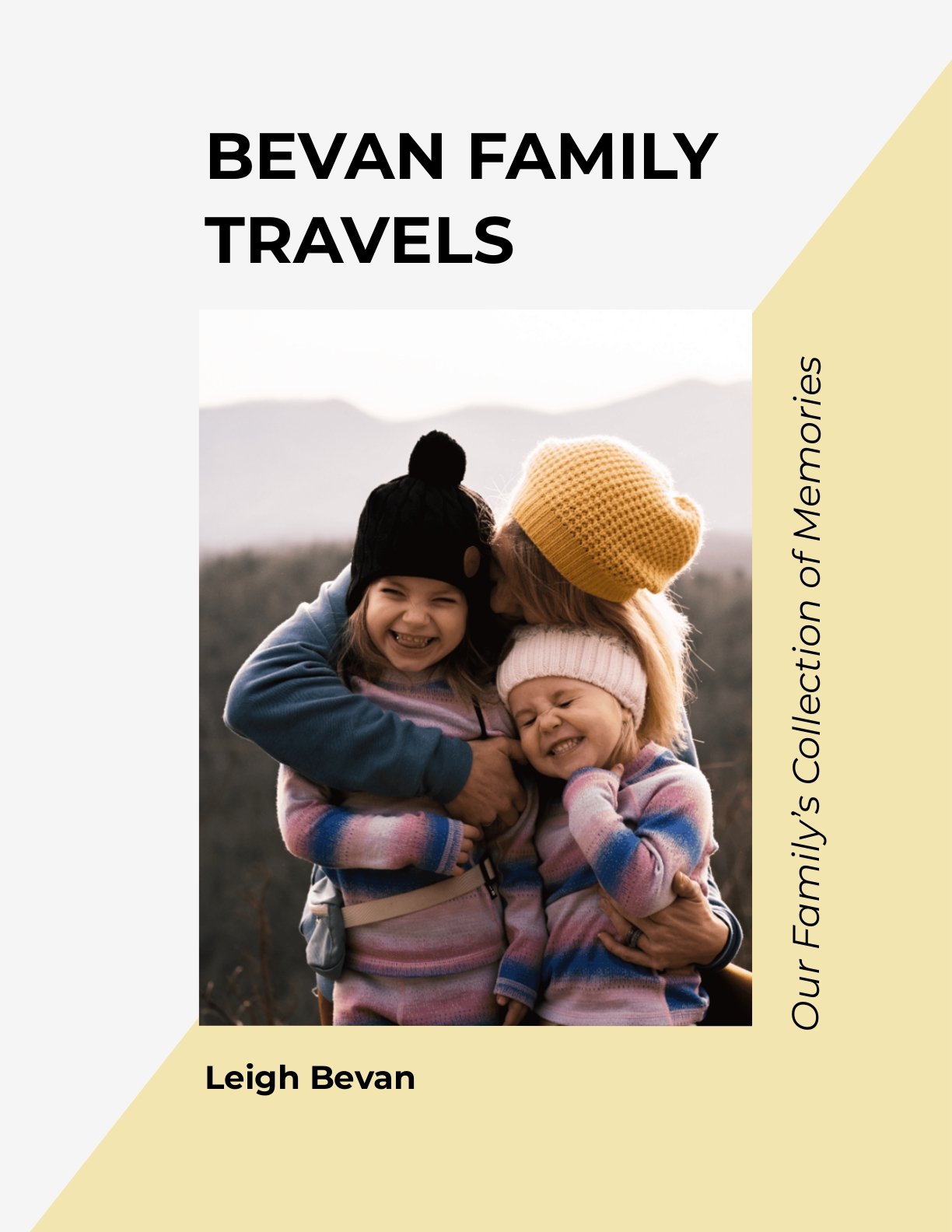Family Travel Photobook Template