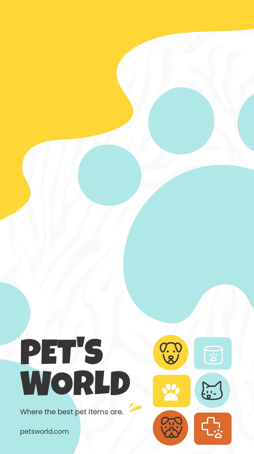 Pet Ecommerce Store Snapchat Geofilter Template