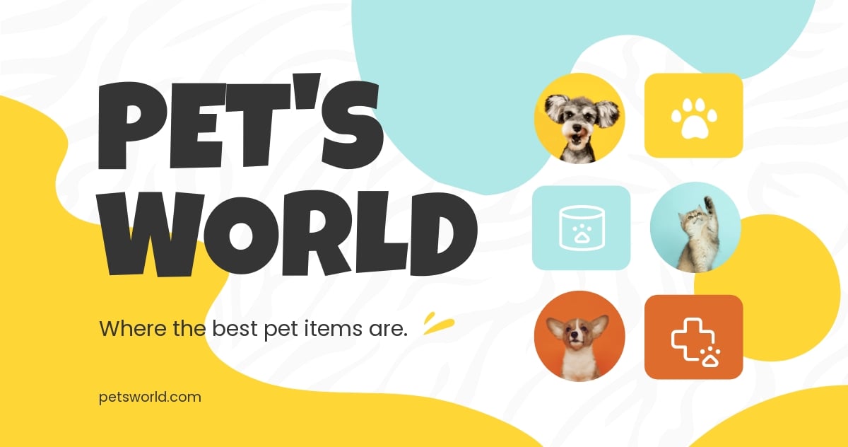 Pet Ecommerce Store Facebook Post Template