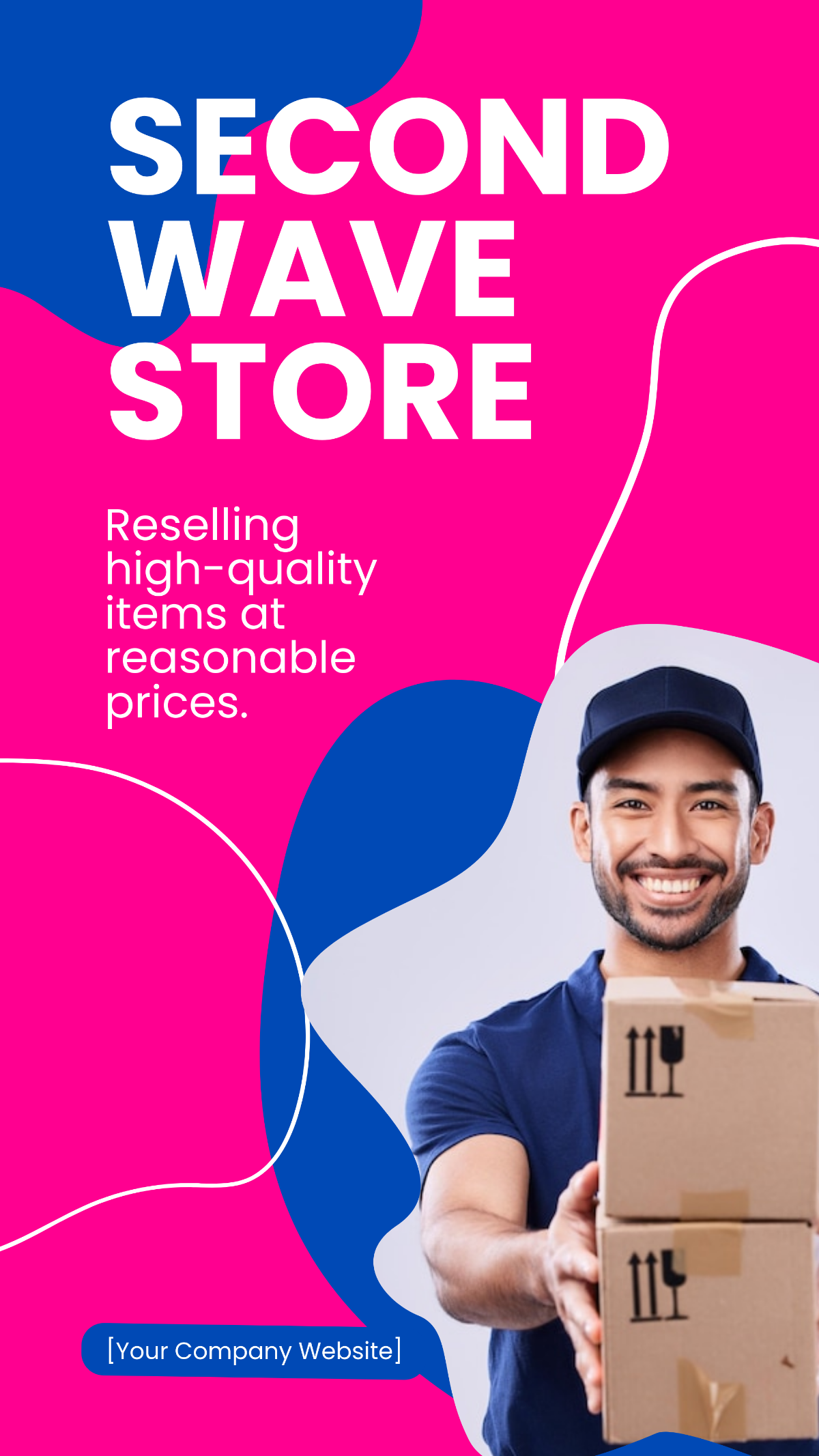 Free Reseller Ecommerce Instagram Story Template to Edit Online