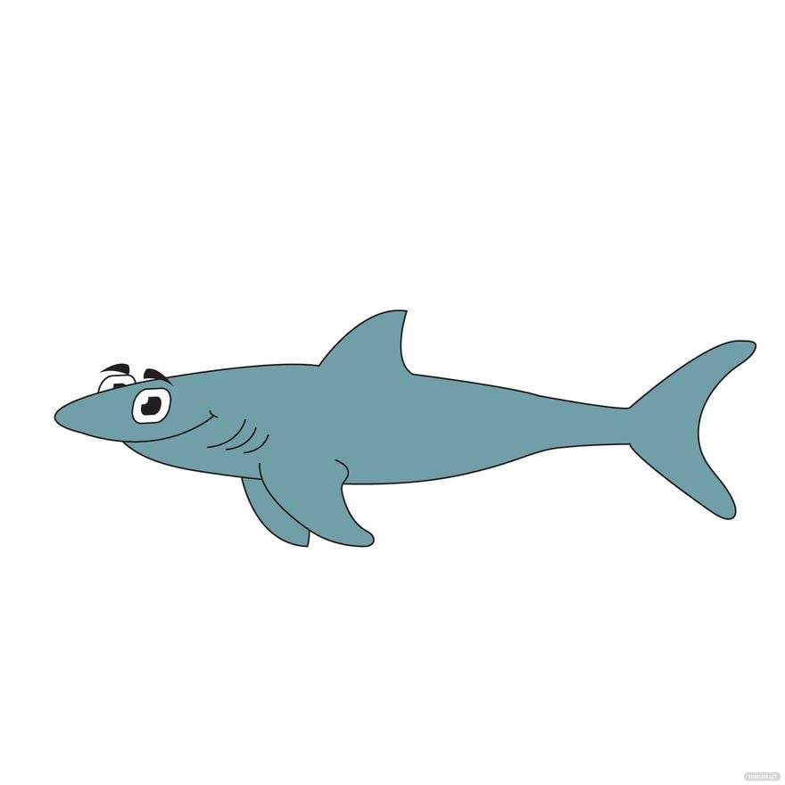 Free Funny Shark Vector - EPS, Illustrator, JPG, PNG, SVG 