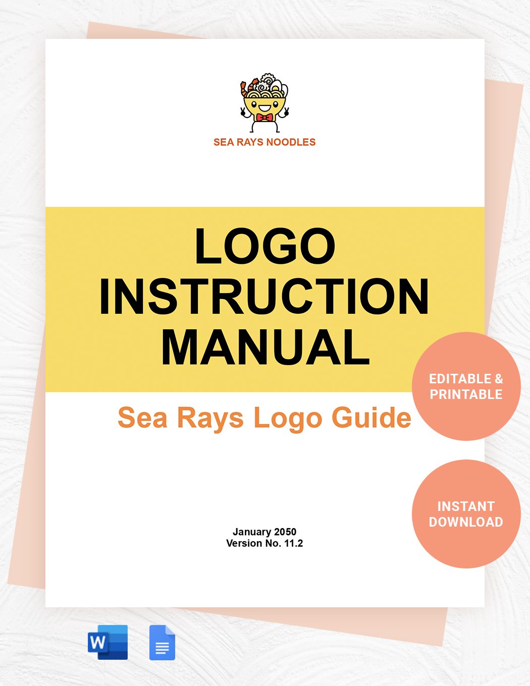 Logo Instruction Manual Template