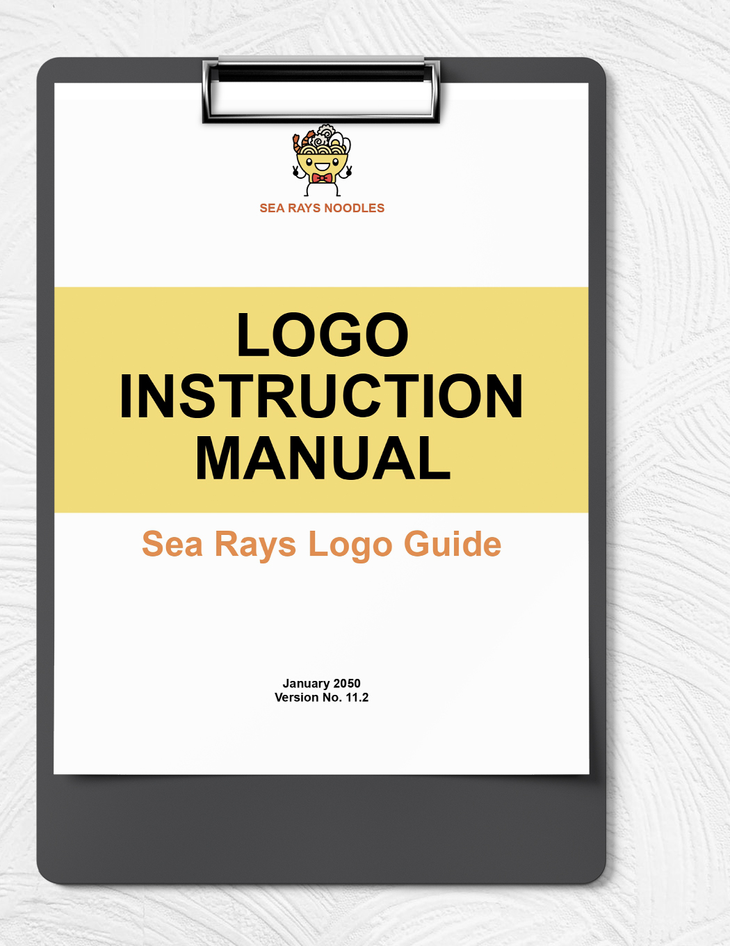 Free Logo Instruction Manual Template in Word, Google Docs