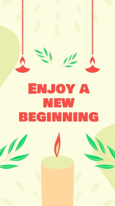 Free Happy Ugadi Instagram Story Template to Edit Online