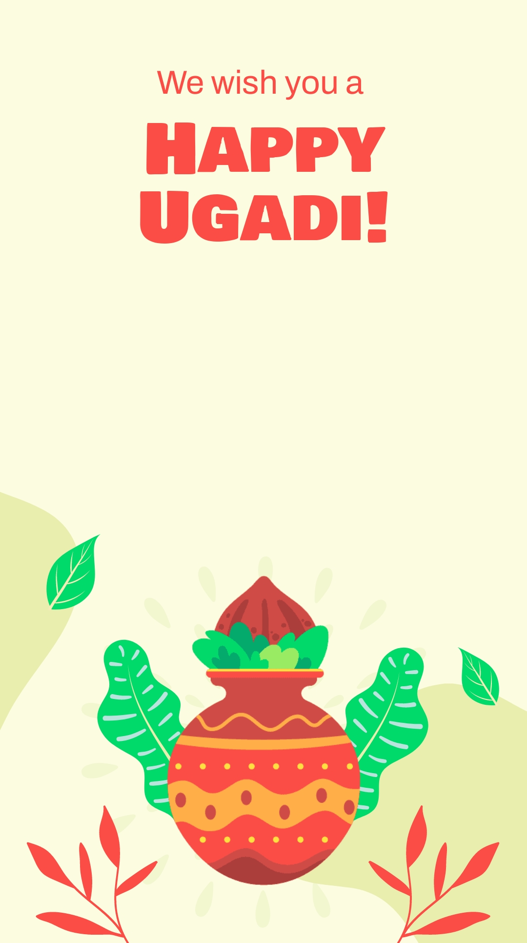 Happy Ugadi Snapchat Geofilter Template