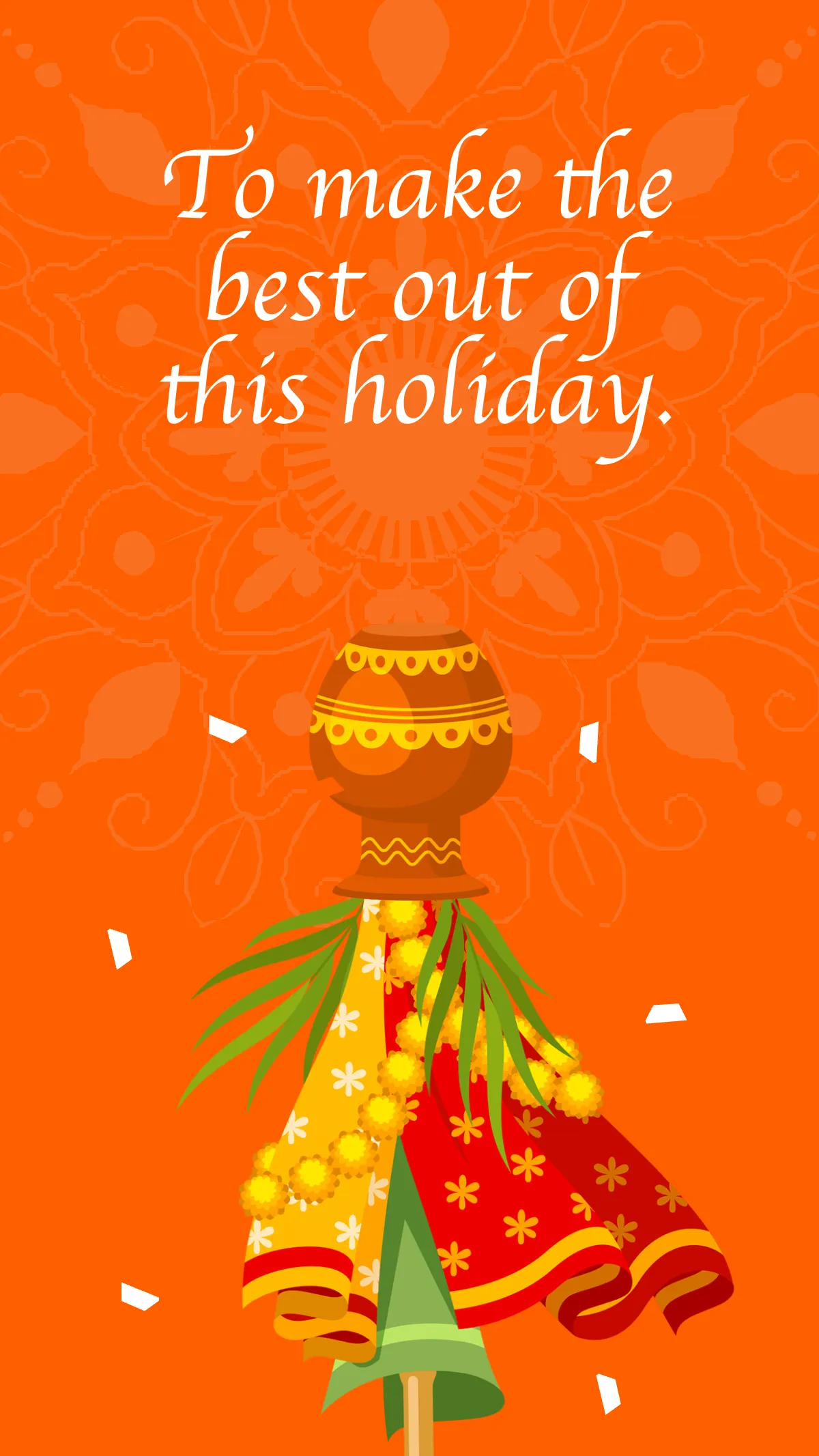 Free Ugadi Festival Instagram Story Template to Edit Online