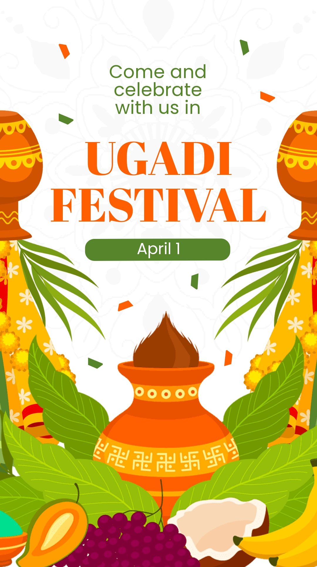 Ugadi Festival Instagram Story Template