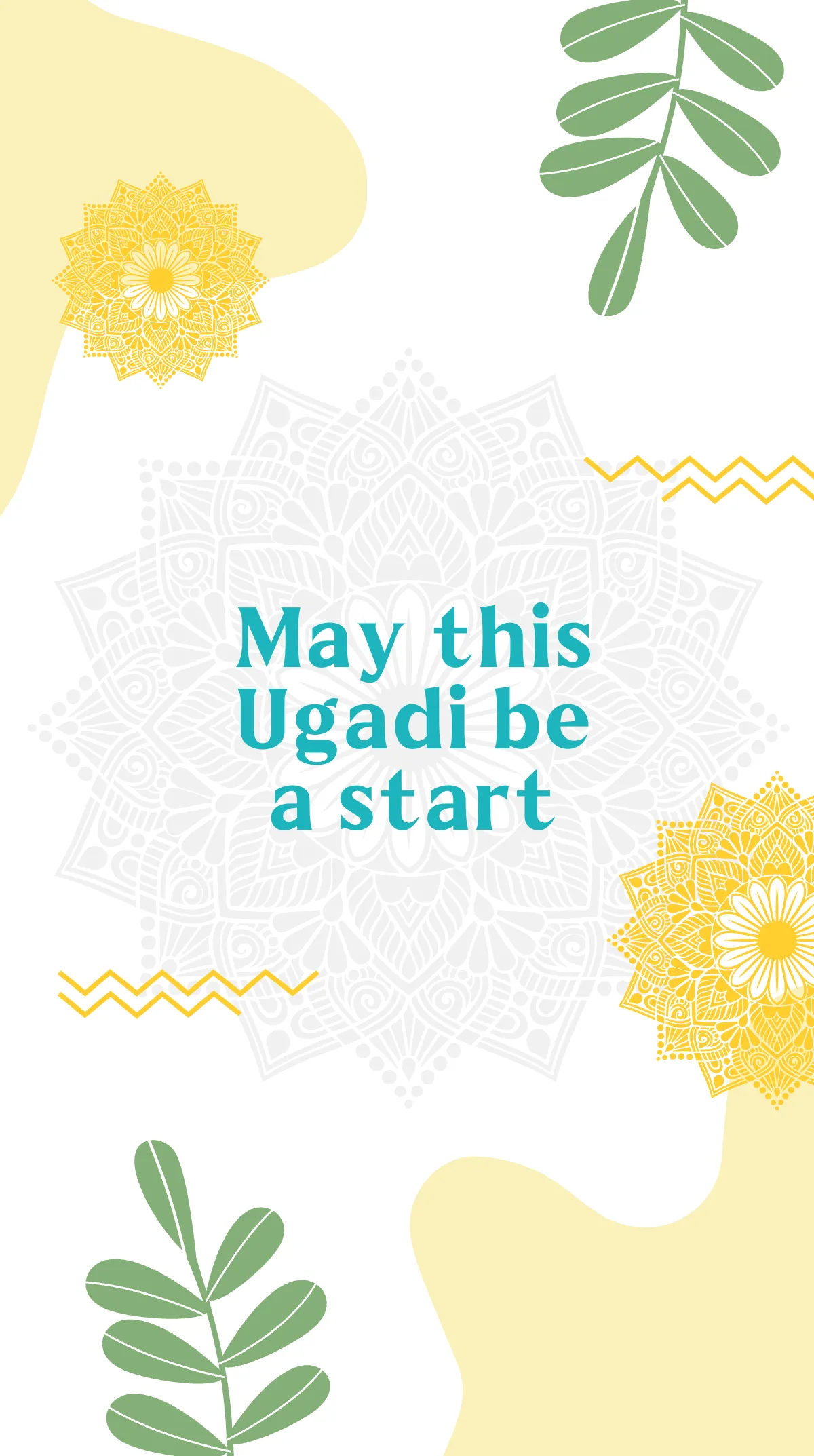 Free Ugadi Greetings Instagram Story Template to Edit Online