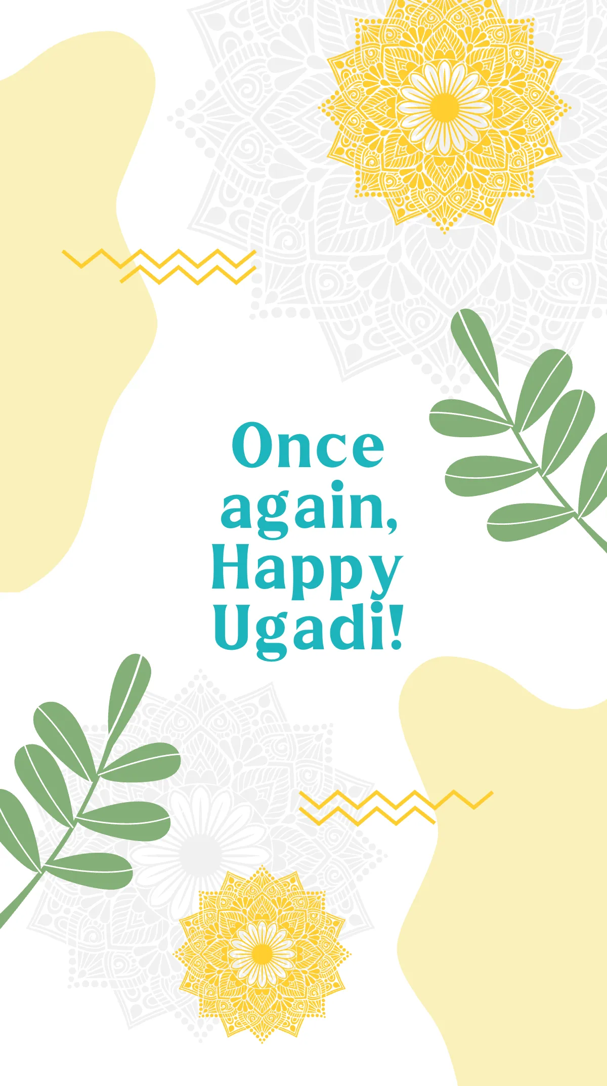 Free Ugadi Greetings Instagram Story Template to Edit Online