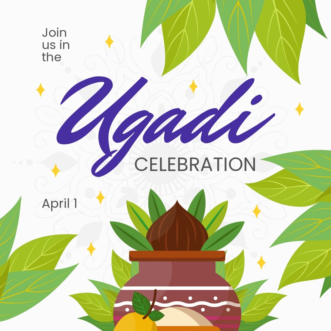 Ugadi Celebration Instagram Post Template