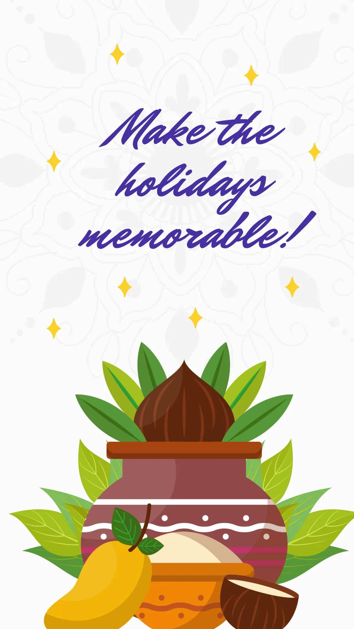 Free Ugadi Celebration Instagram Story Template to Edit Online