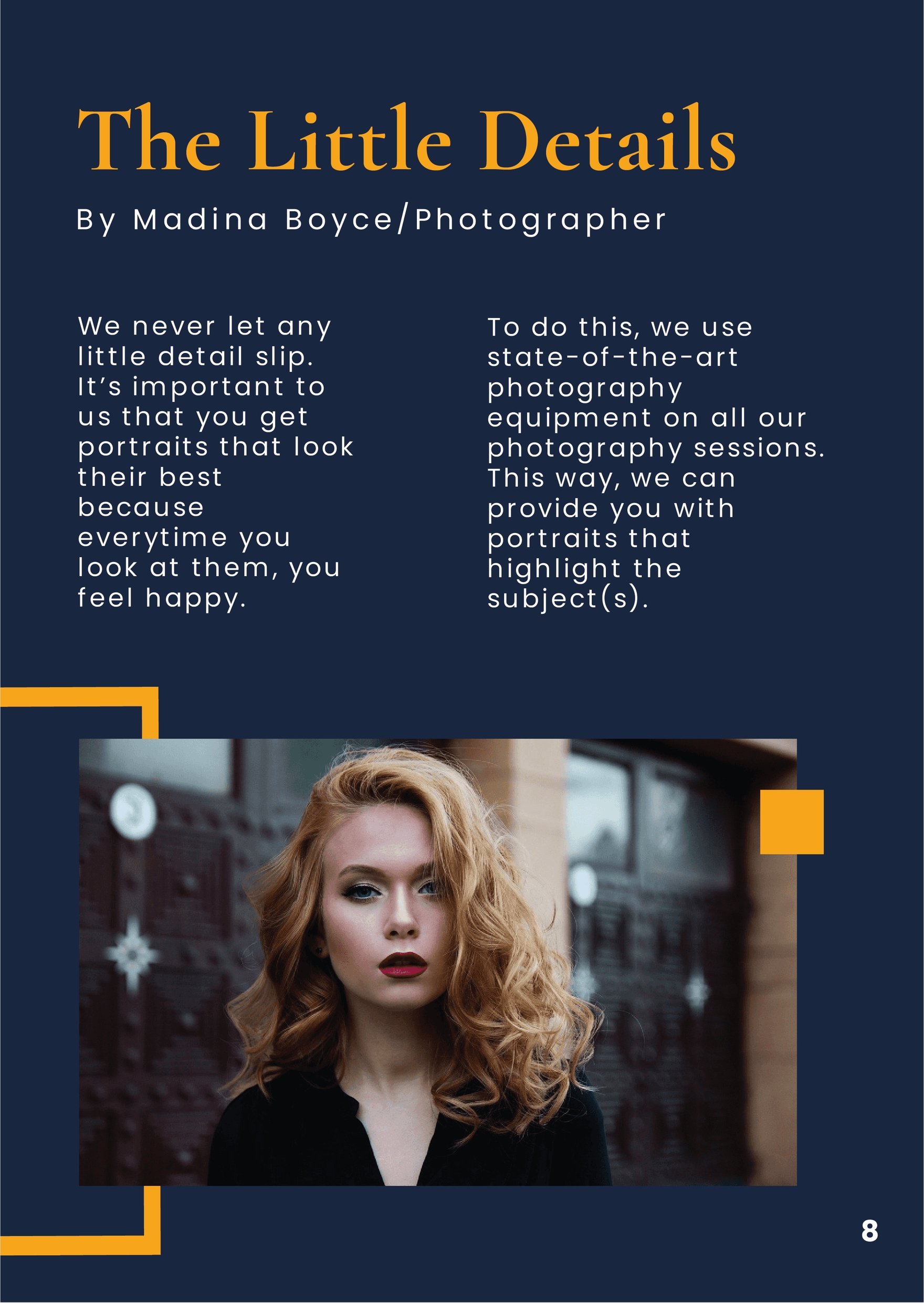 Photography Booklet Template