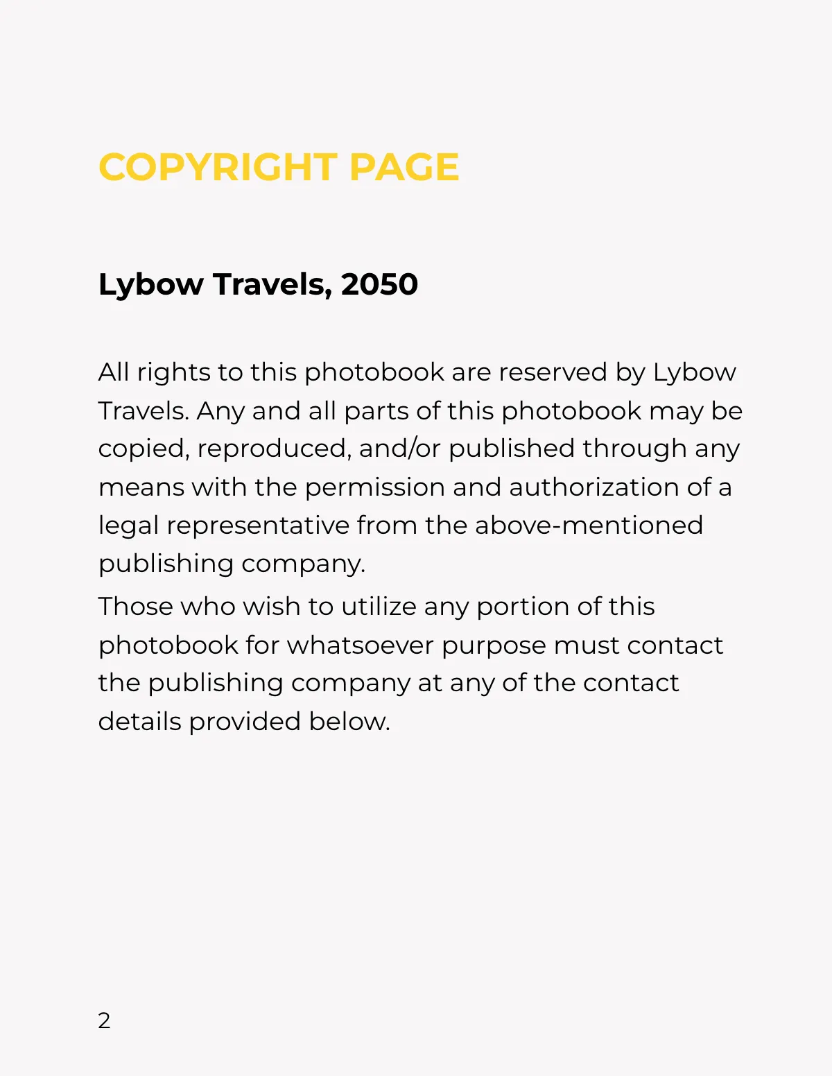 Free Company Tour Photo Book Template to Edit Online