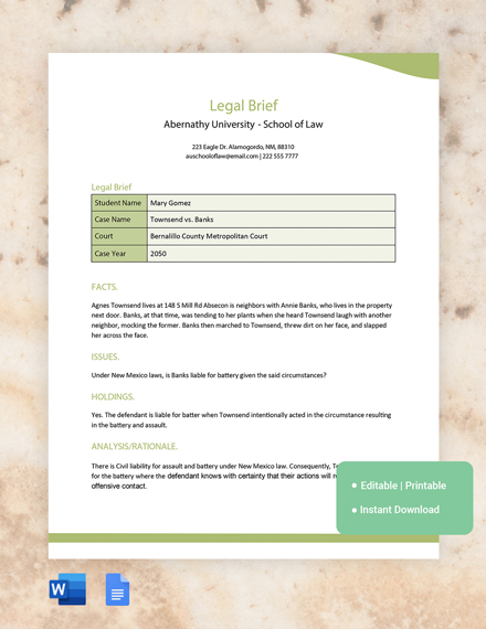 Event Brief Template Google Docs Word Template event-brief-template-google-docs-word-template