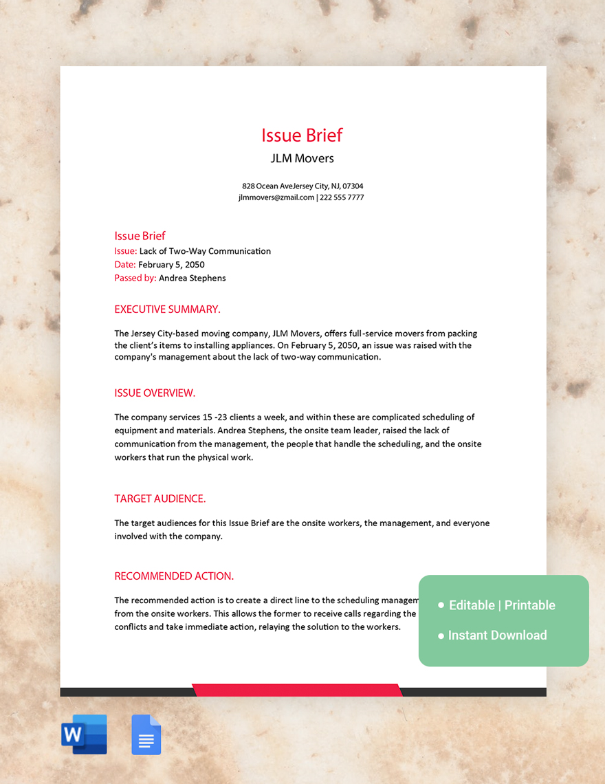 issue-brief-template-download-in-word-google-docs-template