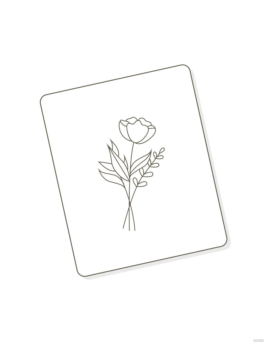 Free Wedding Card Coloring Page