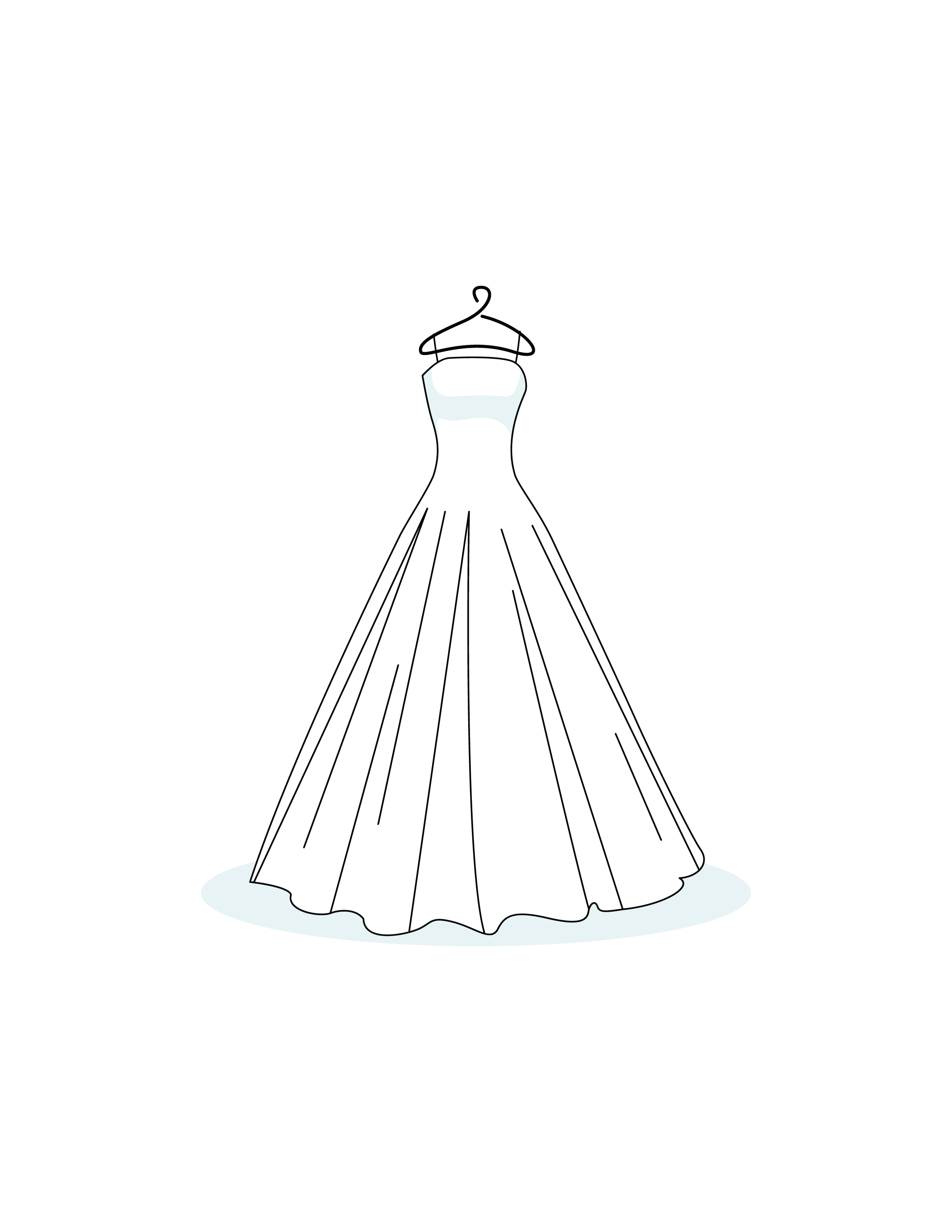 printable wedding dress coloring pages