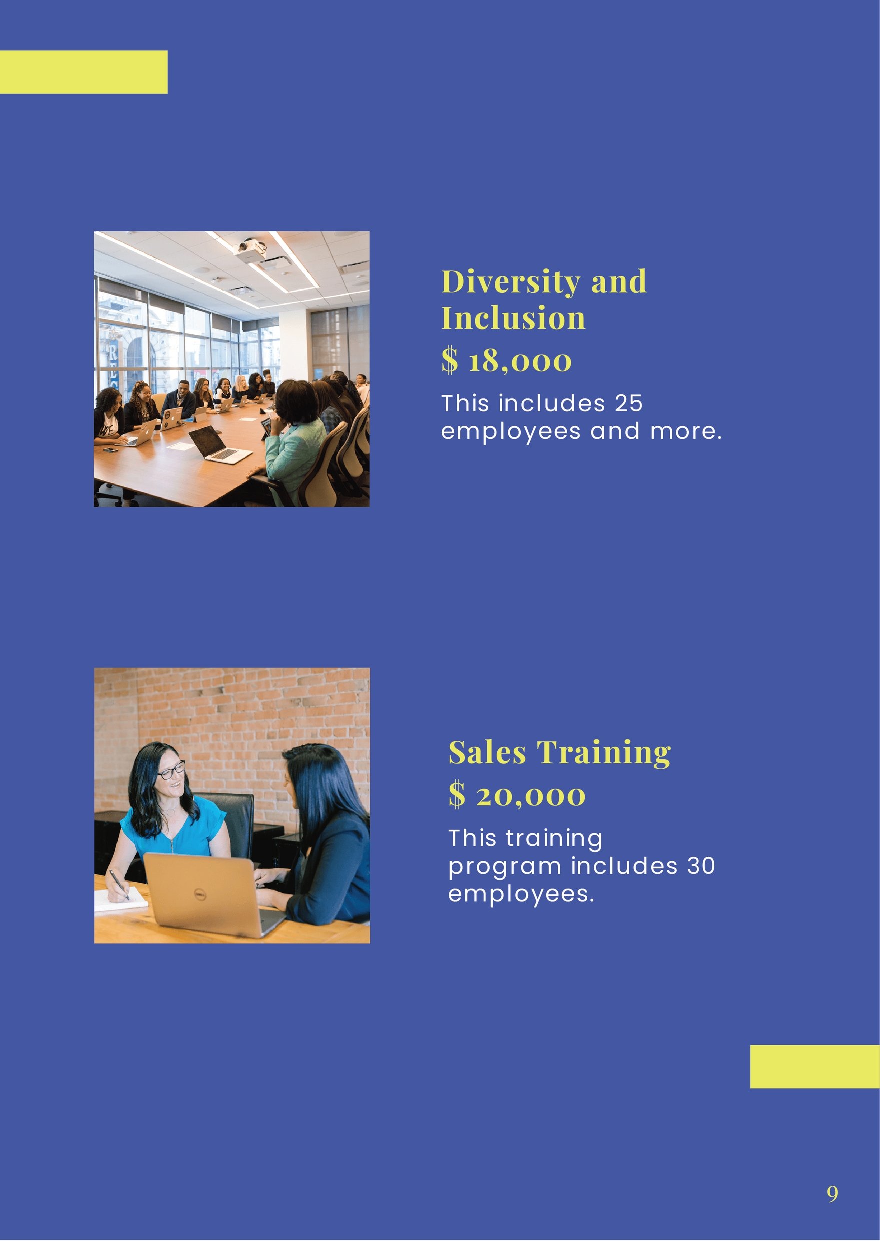 Employee Training Booklet Template