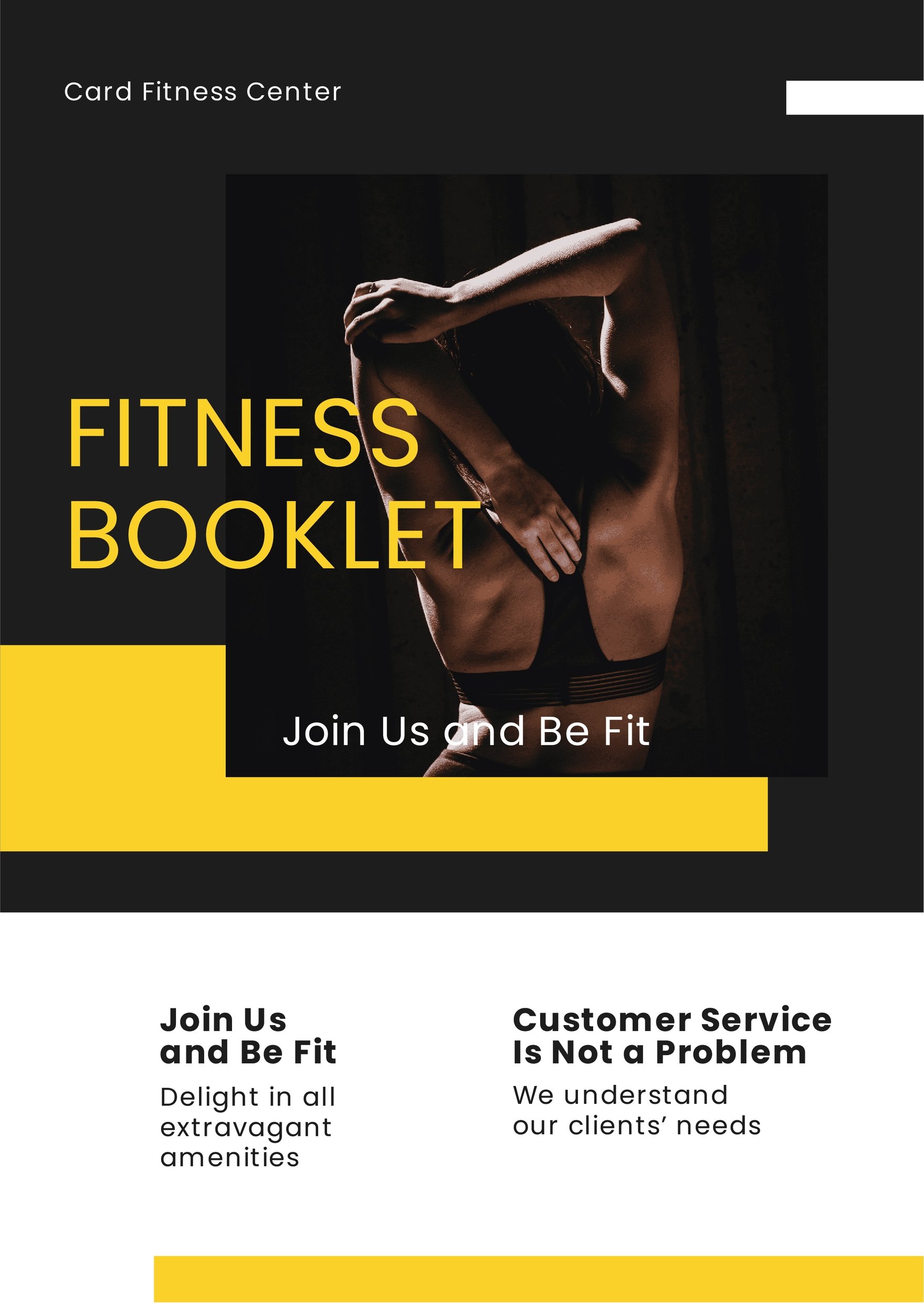 Free Fitness Booklet Template